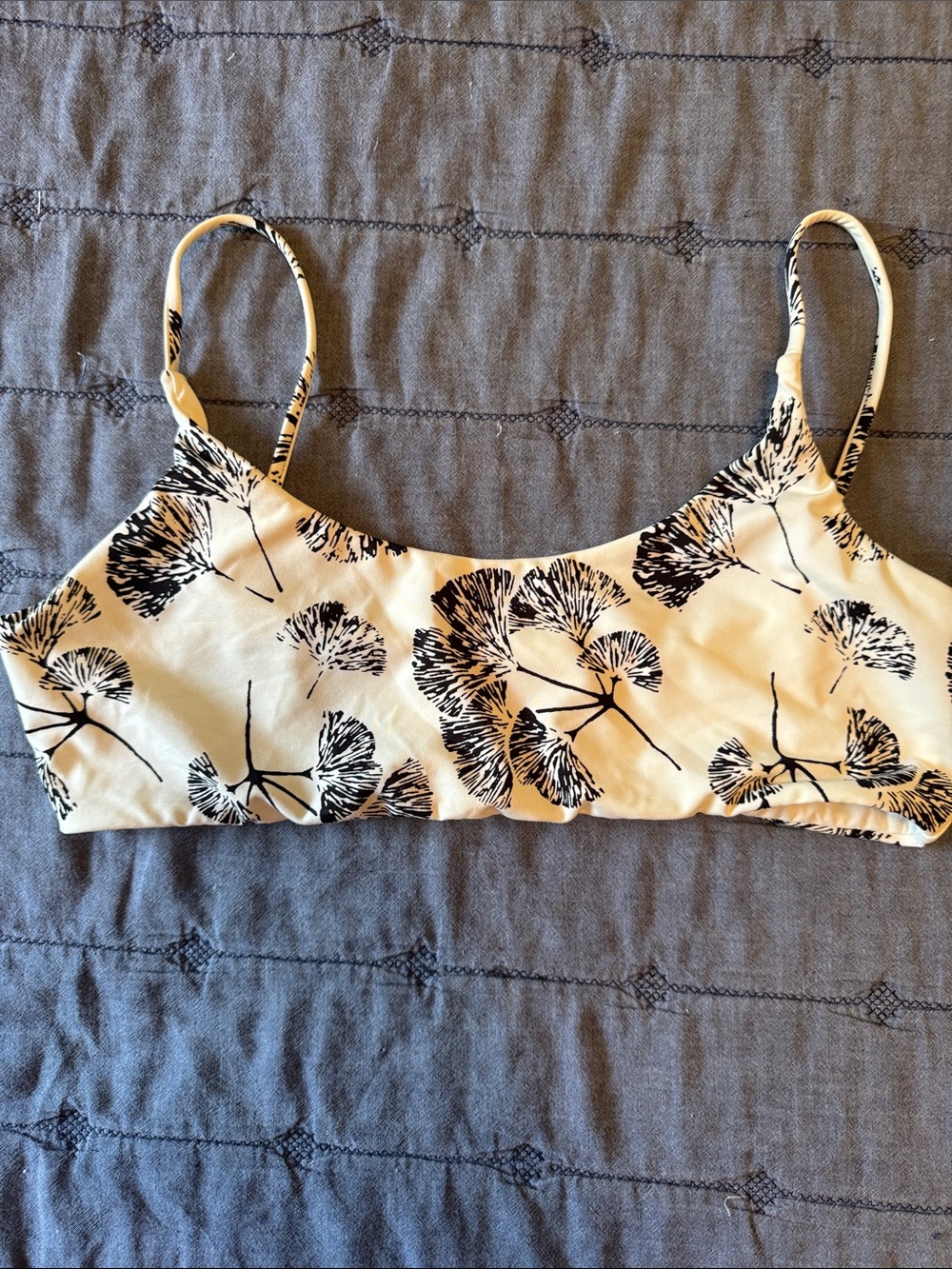 Carve designs ginko leaf bikini top